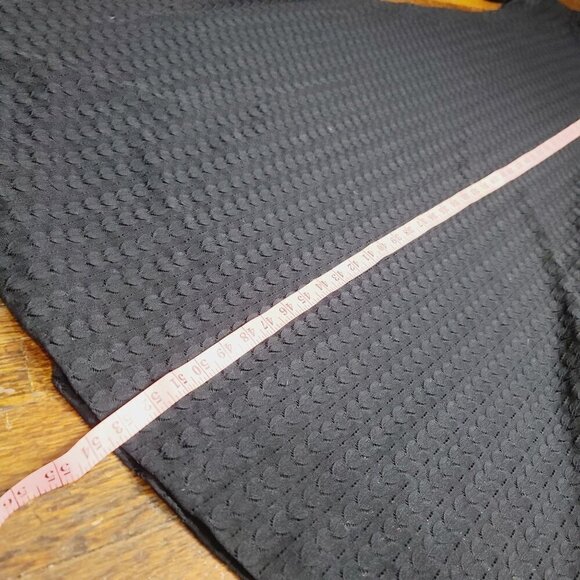 Vintage 1970s DVF Diane Von Furstenberg for RE-7 Black Crochet Sheer Dark Bohemi - Picture 9 of 16